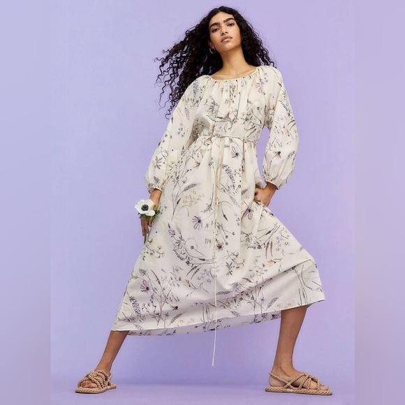💗 3 for $20💗 H&M Floral Long Sleeve Dress - Picture 1 of 8